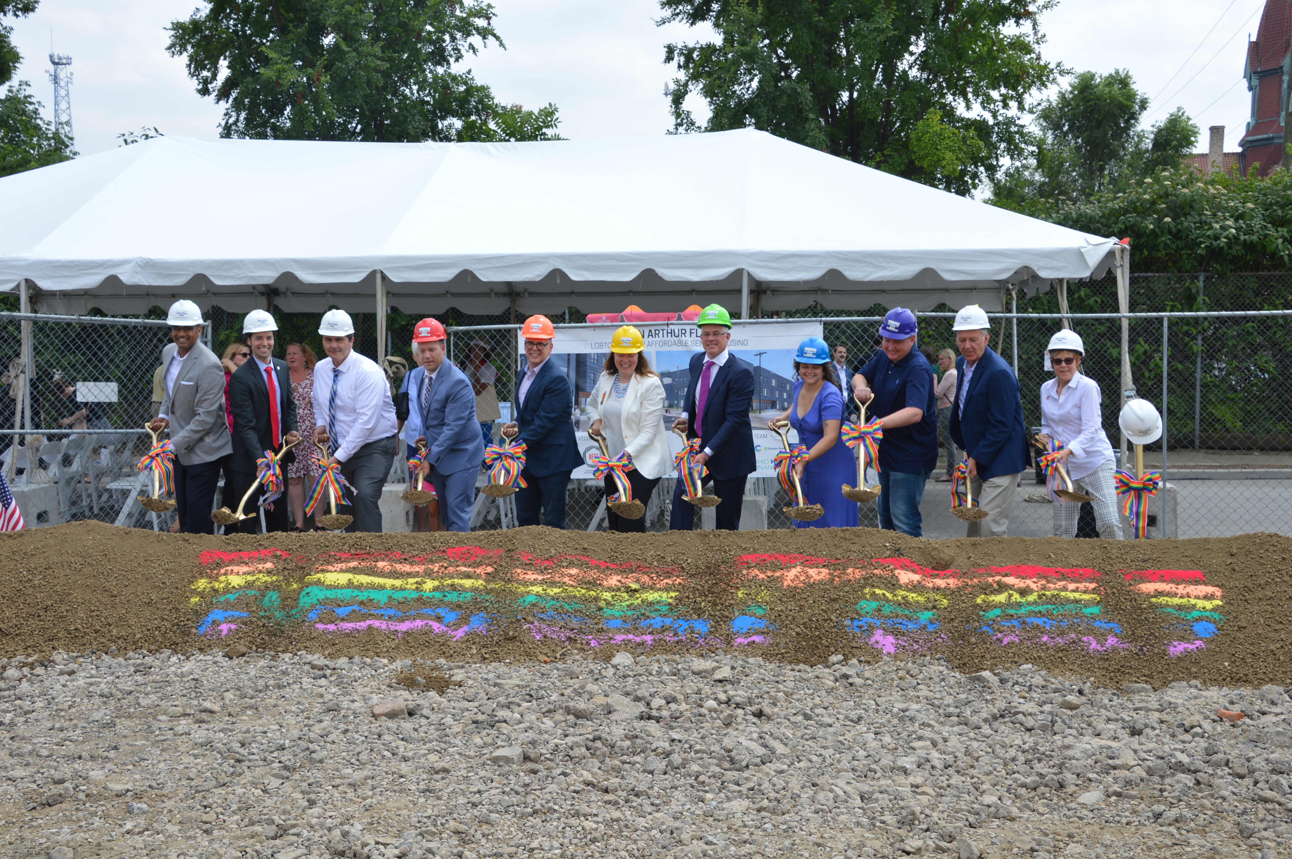 John Arthur Flats Groundbreaking