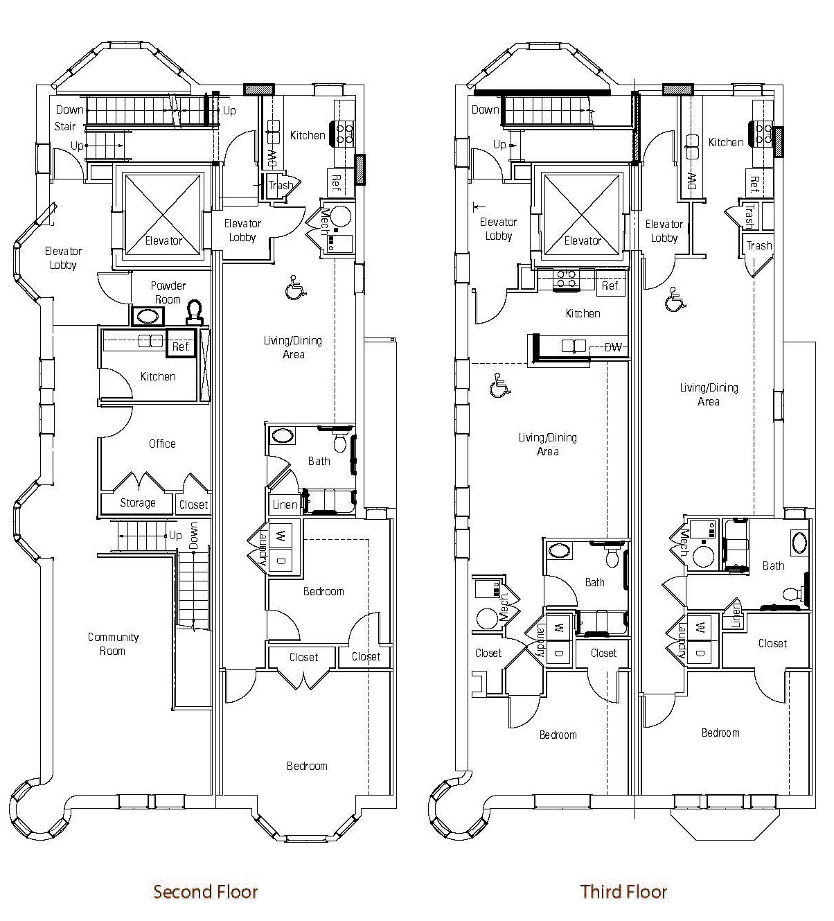 New York City Brownstone Floor Plans