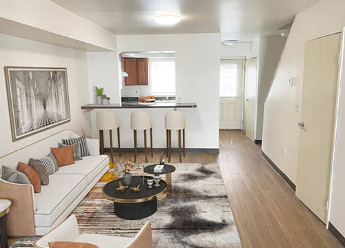 Living Room Staged