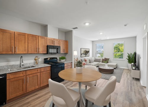 Pennrose Mcauley Station 15 1BR KITCHEN DINING LIVING Final (1)