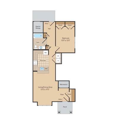 Unit 1A - 1 Bedroom