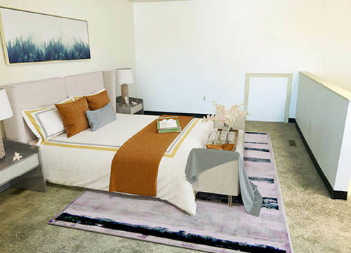 Bedroom 2 Staged