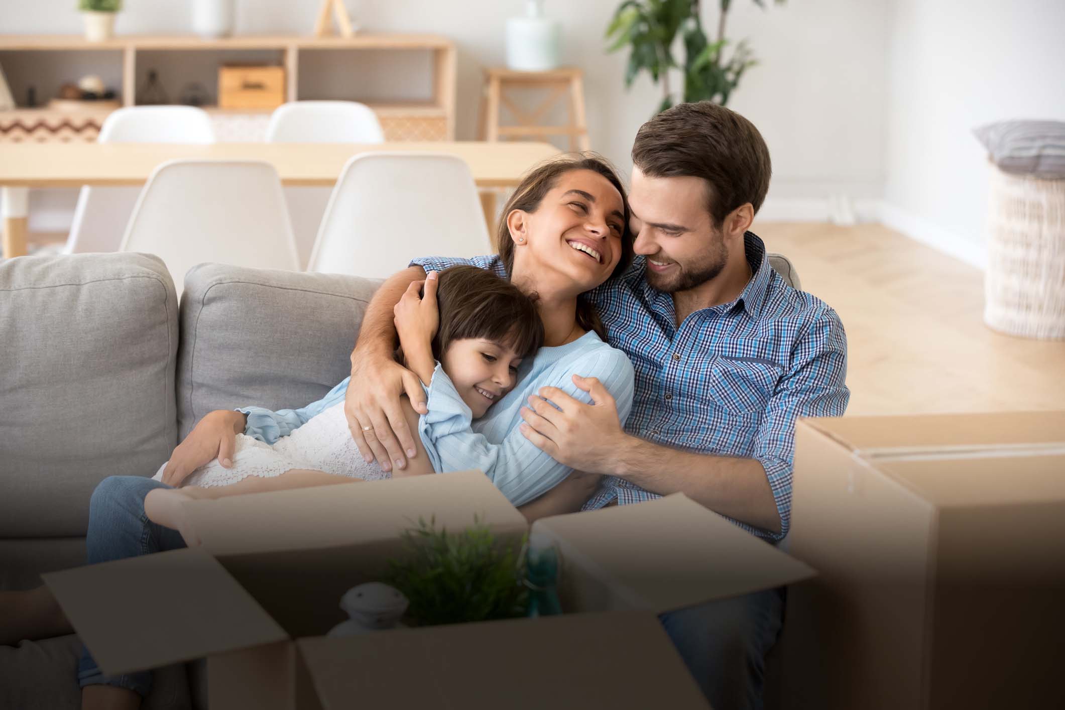 A Family Moving Into a New Home