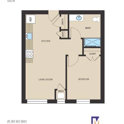 1A - 1 BR
