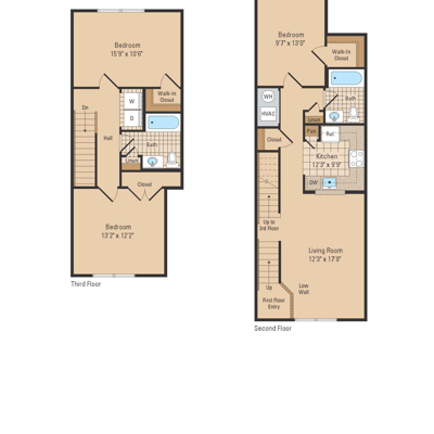 2 Bedroom (B)
