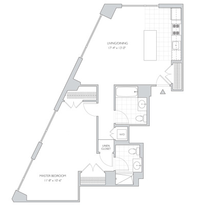 2 Bed 2 Bath