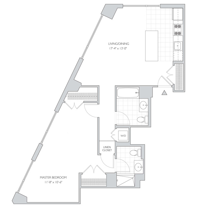 2 Bed 2 Bath