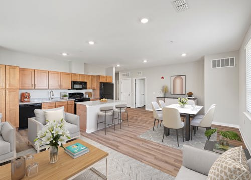 Pennrose Mcauley Station 20 2BR LIVING DINING KITCHEN Final