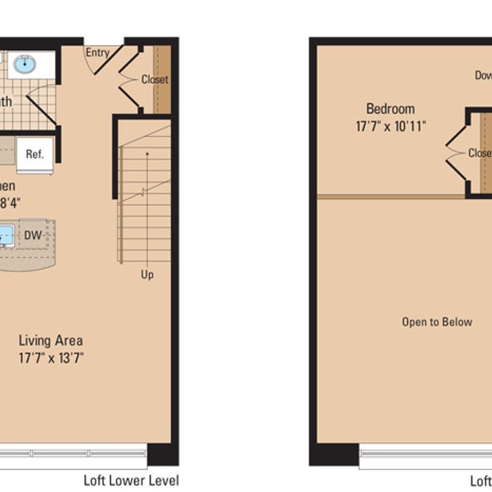 1 Bed 1 Bath