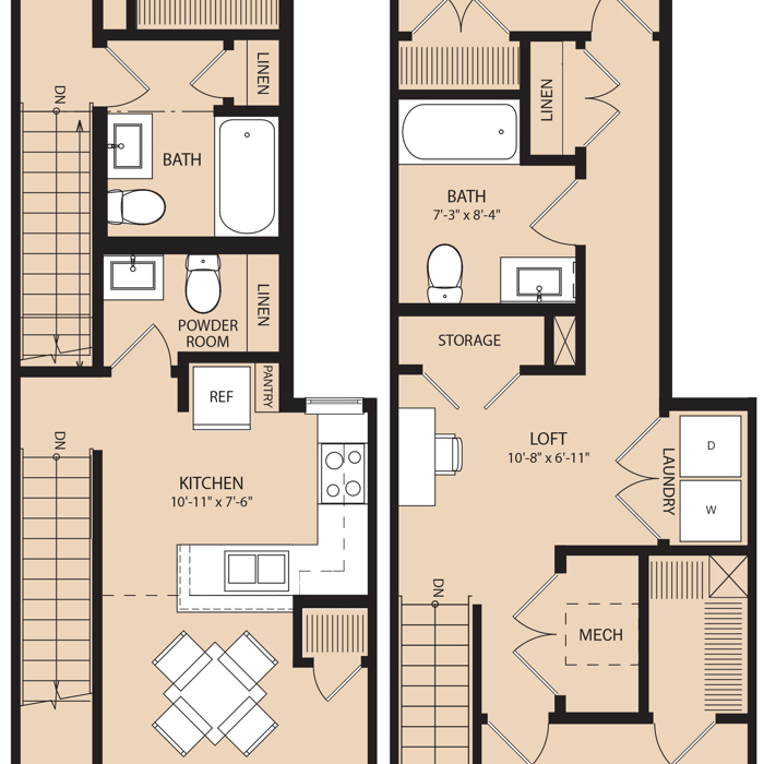 The Brownstones 3026 2nd and 3rd Floor