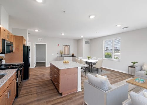 Pennrose Mcauley Station 21 2BR LIVING DINING KITCHEN Final