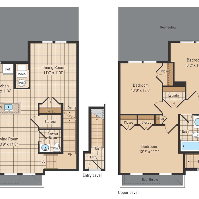3 Bed 1.5 Bath