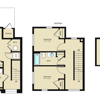 3 Bed 1.5 Bath