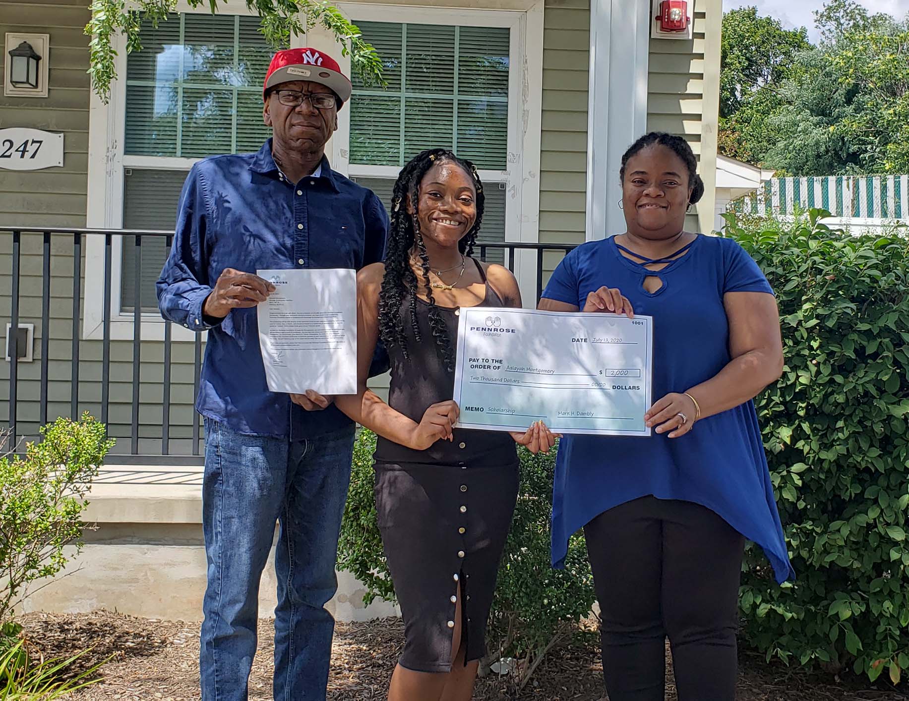 2020 Recipient Aalayah Montgomery