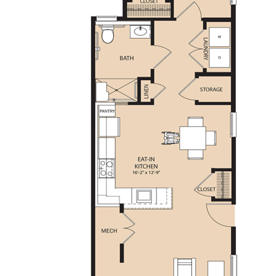 The Brownstones 3101 1st Floor