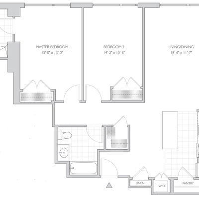 2 Bed 2 Bath D