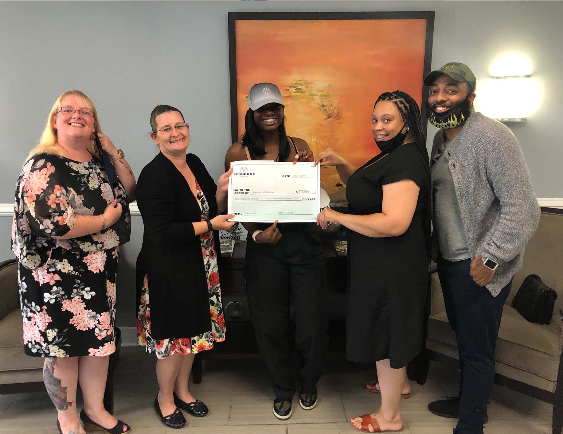 2020 Charmain Middleton Rush Crossing Recipient