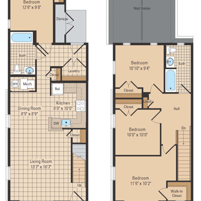 4 Bed 2 Bath