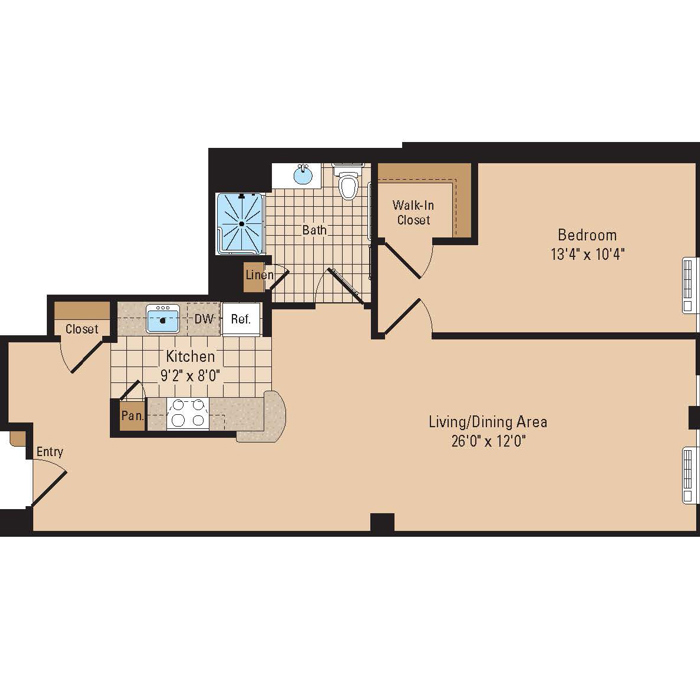 1 Bedroom