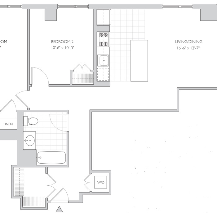 2 Bed 2 Bath