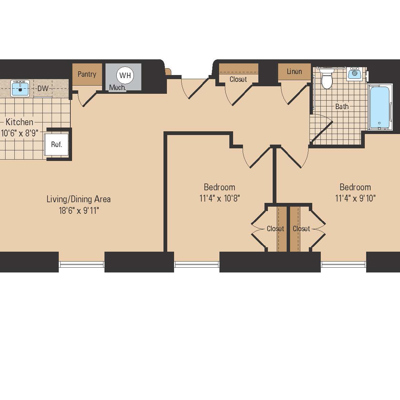 2 Bedroom