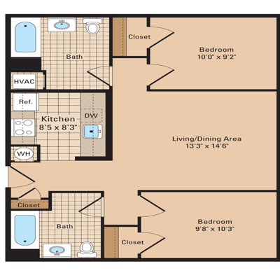 2 Bedroom