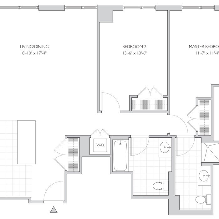 2 Bed 2 Bath B