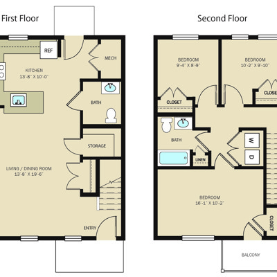 3 Bed 1.5 Bath