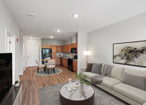Pennrose Mcauley Station 16 1BR KITCHEN DINING LIVING Final (1)