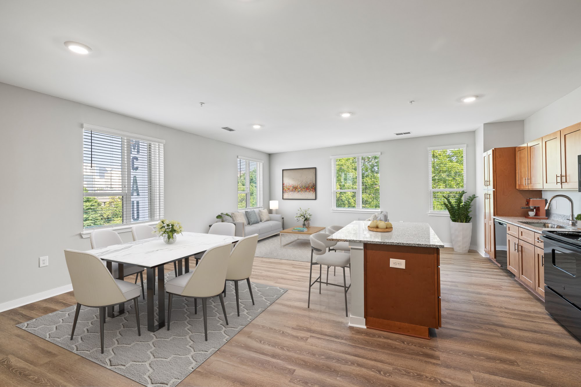 Pennrose Mcauley Station 18 2BR LIVING DINING KITCHEN Final