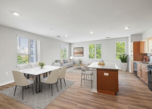 Pennrose Mcauley Station 18 2BR LIVING DINING KITCHEN Final