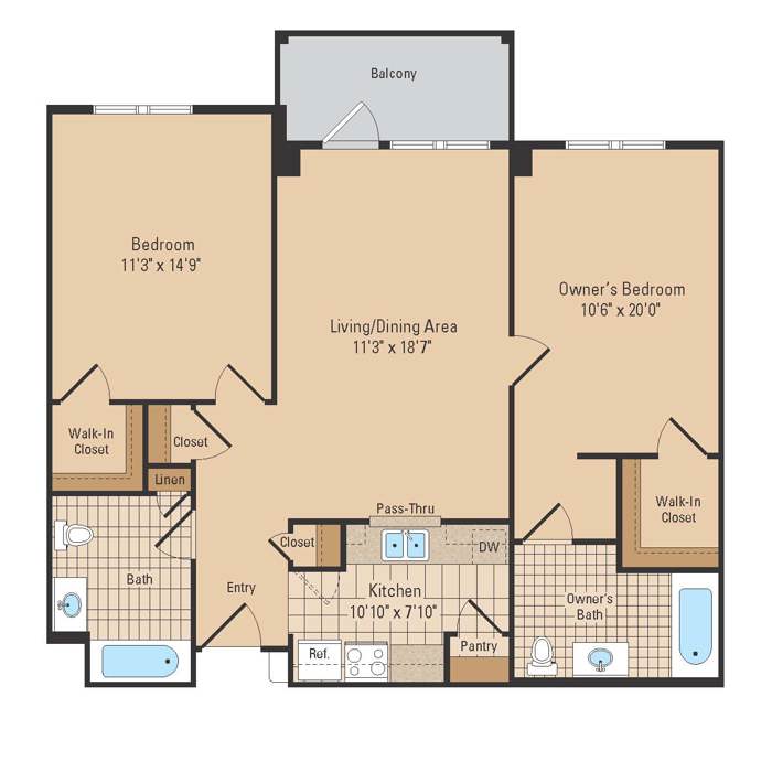 2 Bedroom